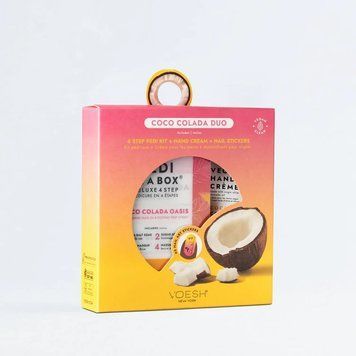 Набір для догляду за ногами "Кокосовий оазис" Coco Colada Duo with Nail Stickers VSC001COL фото