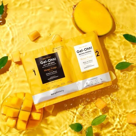 Спа набір желейна ванна "Манго" - Gel-Ohh! Jelly Spa Bath Mango AJ00MNG фото
