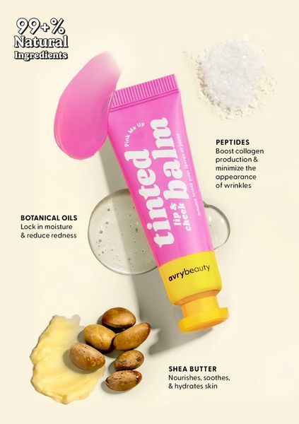 Тонуючий бальзам для губ і щік - Lip & Cheek Tinted Balm Pink Me Up AL031PMU фото