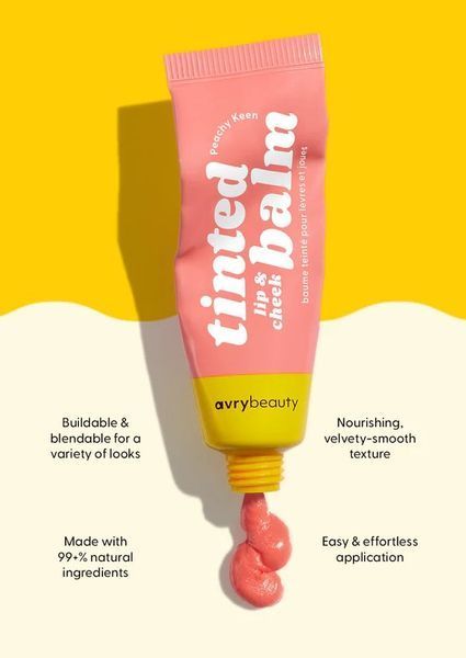 Тонуючий бальзам для губ і щік - Lip & Cheek Tinted Balm Peachy Keen AL031PCK фото