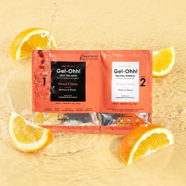 Спа набір желейна ванна "Солодкий цитрус" AvryBeauty Gel-Ohh! Jelly Spa Bath Sweet Citrus AJ001CTR фото