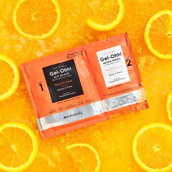 Спа набір желейна ванна "Солодкий цитрус" AvryBeauty Gel-Ohh! Jelly Spa Bath Sweet Citrus AJ001CTR фото