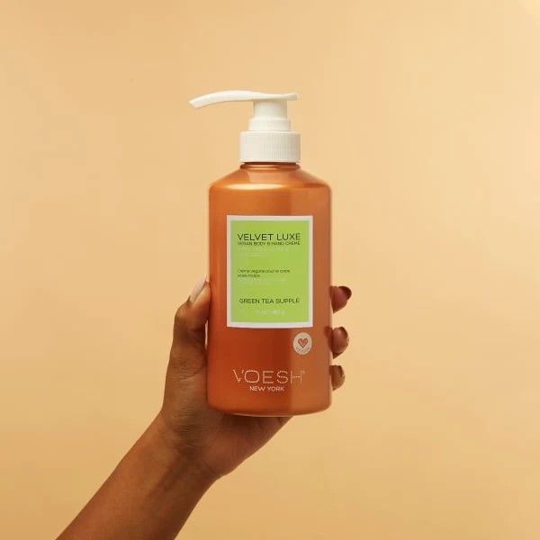 Крем для тіла та рук "Зелений чай" Velvet Luxe Vegan Body & Hand creme Green Tea Supple VBH117GRT фото