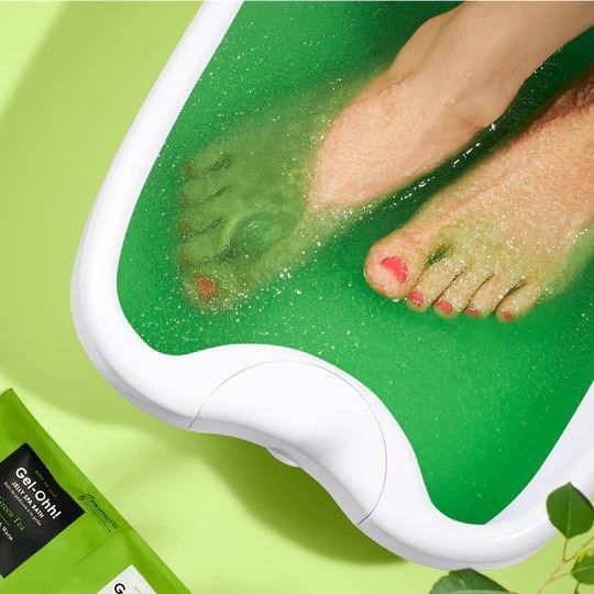 Спа набір желейна ванна "Зелений чай" AvryBeauty Gel-Ohh! Jelly Spa Bath Green Tea AJ001GRT фото