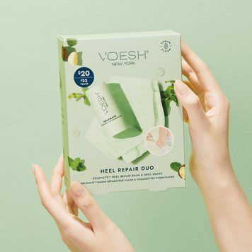 Набір відновлювальний для п'ят Heel Repair Duo більзам +зволожувальні шкарпетки VFC001MNT фото