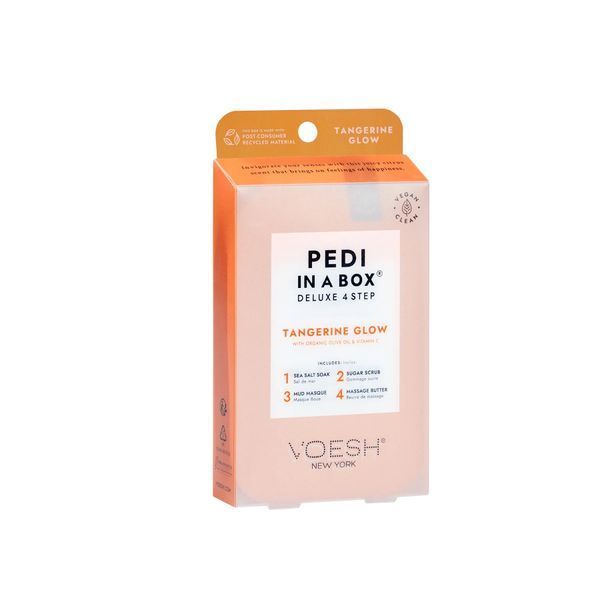 Набір для педикюру делюкс "Мандариновий твіст" Pedi in a Box Deluxe 4 Step - Tangerine Glow VPC208TGN фото