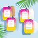 Набір для догляду за ногами делюкс "Кокосовий оазис" Pedi in a Box Deluxe 4 Step - Coco Colada Oasis VPC208COL фото 2