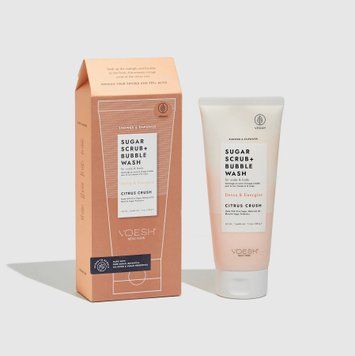 Цукровий скраб для шкіри голови та тіла "Цитрусовий краш" Sugar Scrub+Bubble Wash For Scalp and Body Citrus Crush VBS107CTR фото